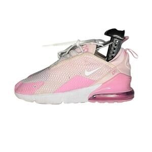 Girls Nike Air Max 270 GS Sneakers Pink Foam/Summit White Size 3Y